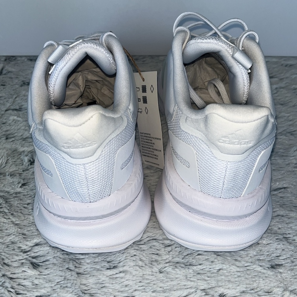 Youth 6 Adidas X_PLRPHASE J White on White Running Shoes - Picture 7 of 11